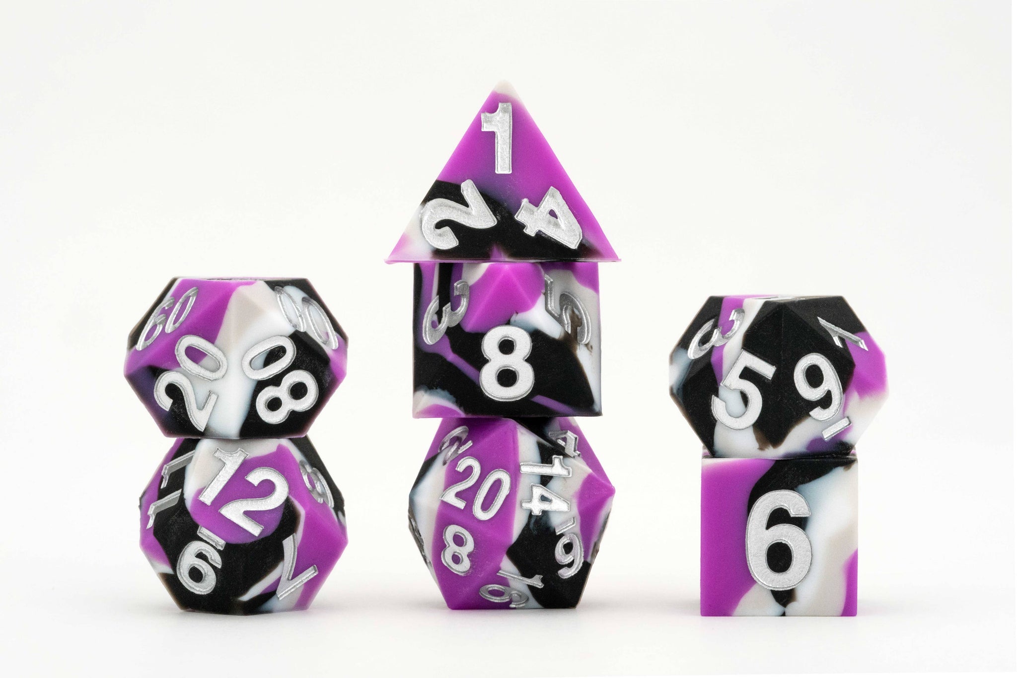 PRIDE Silicone Dice (NINE STYLES): Asexual