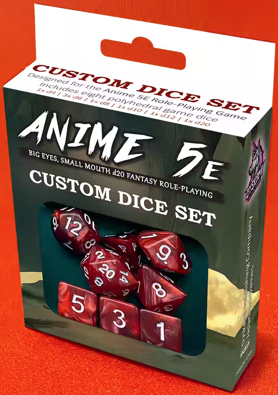 Anime 5E Dice Set