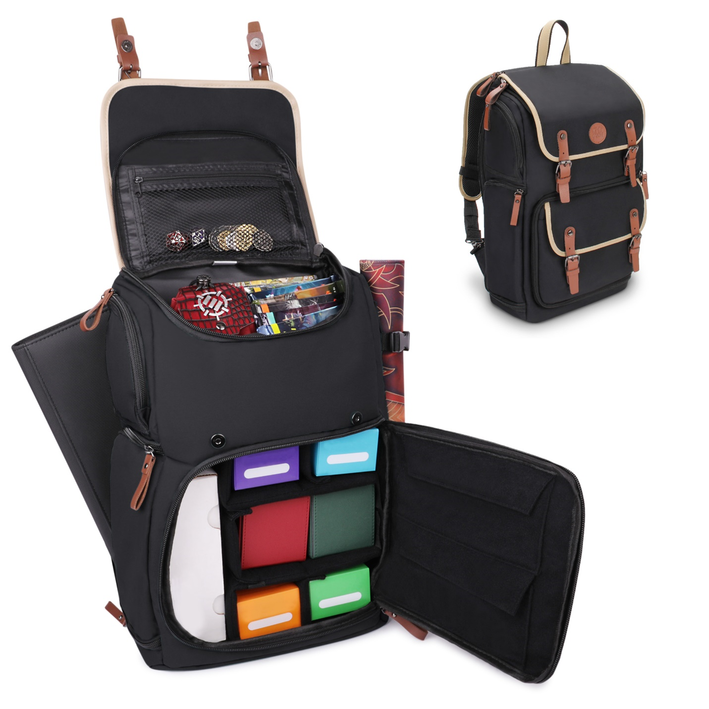 AP Enhance Card Storage Backpack Full Size Black