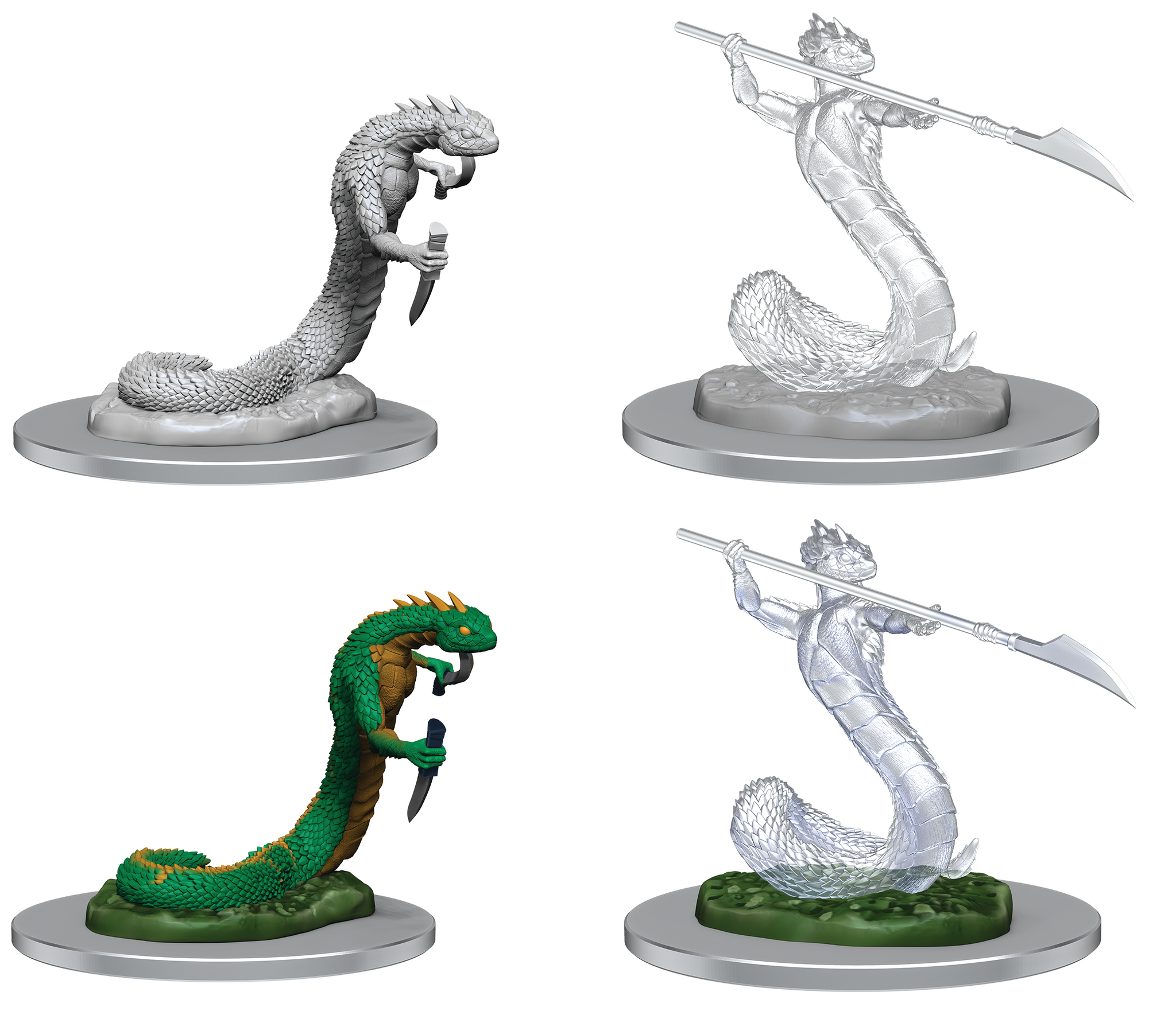 CR Unpainted Minis WV4 Serpentfolk/Serpent Ghost