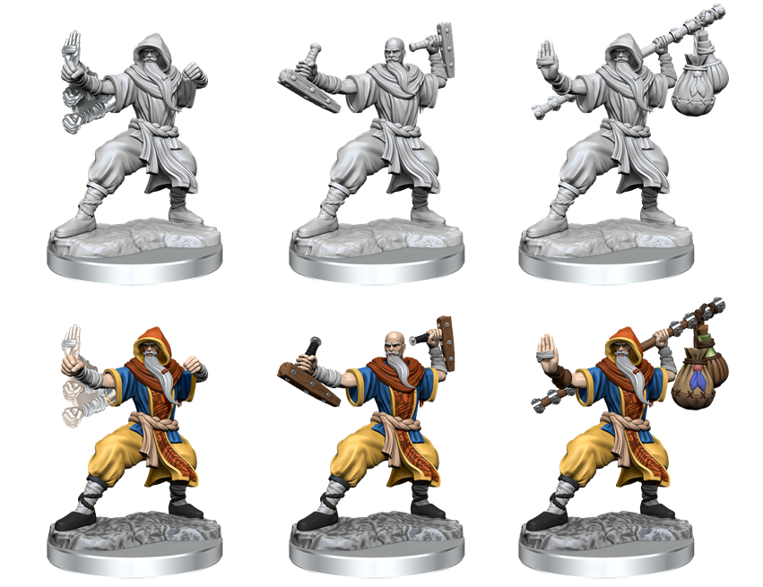 DND Frameworks Human Monk Male