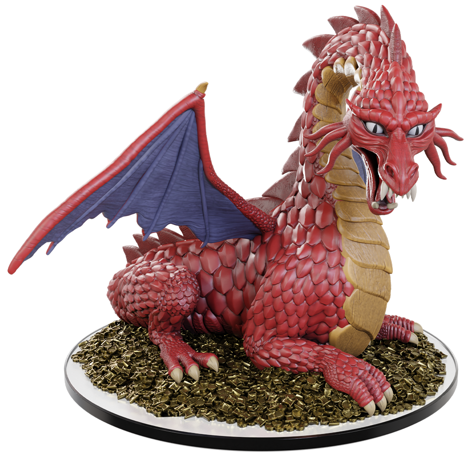 DND Icons 31: 50th Anniversary Red Dragon