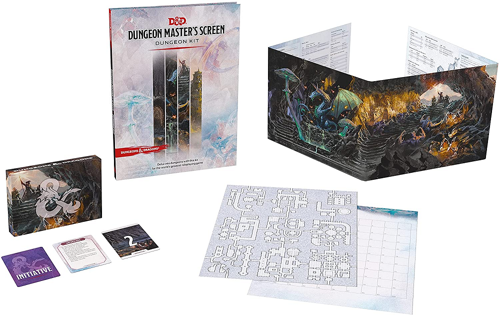 DND RPG Dungeon Master's Screen Dungeon Kit