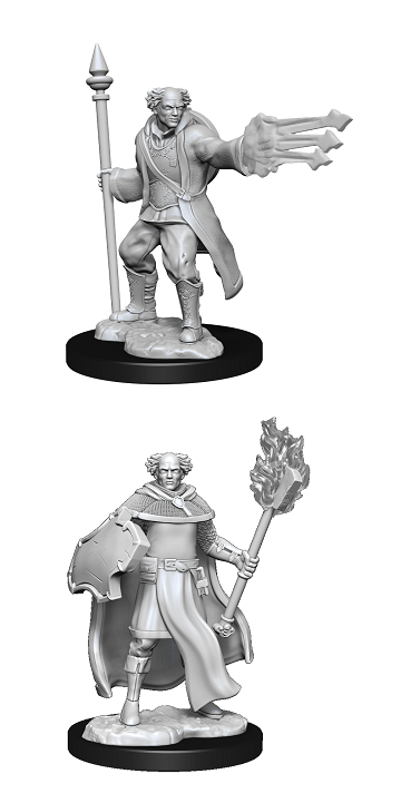 DND Unpainted Minis Cleric/Wizard Male