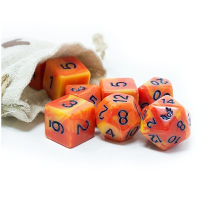 Humblewood: Alderheart Ember Dice & Pouch