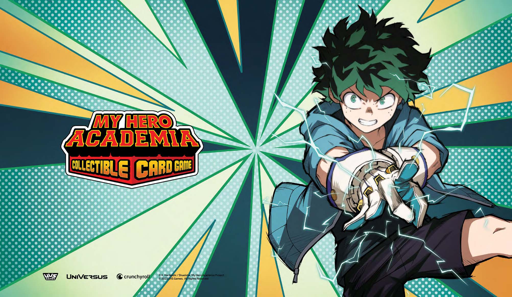 My Hero Academia Ccg Jet Burn Midoriya Playmat