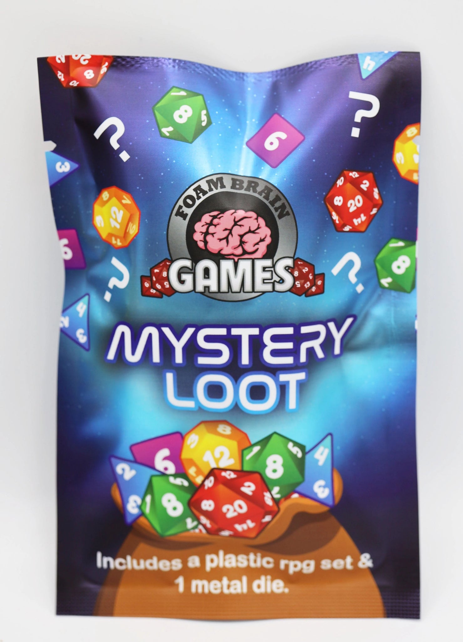 Mystery Loot: Plastic Rpg Dice Set & Bonus Metal Die