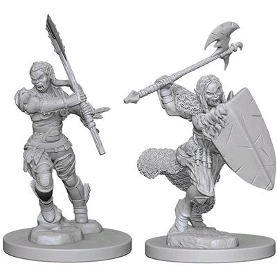 Pathfinder Deep Cuts Unpainted Miniatures: Wave 1: HalfOrc Female Barbarian