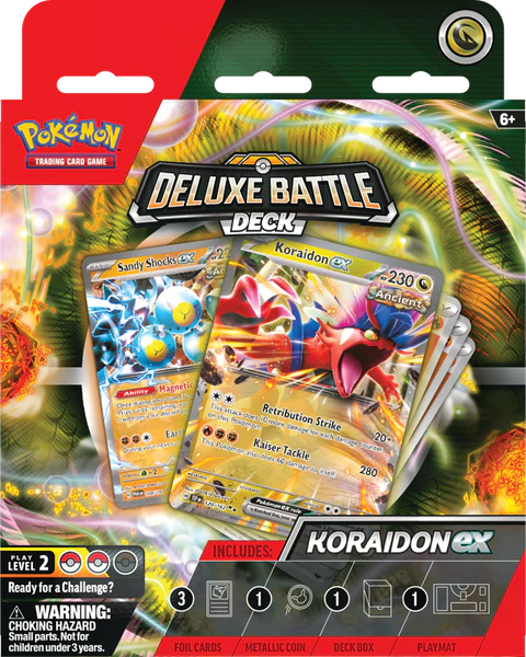 Pokemon Miraidon ex / Koraidon ex Deluxe Battle Deck