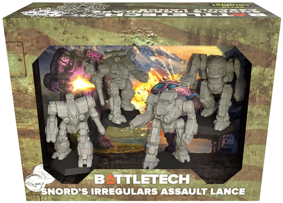 Battletech: Snords Irregulars Assault Lance