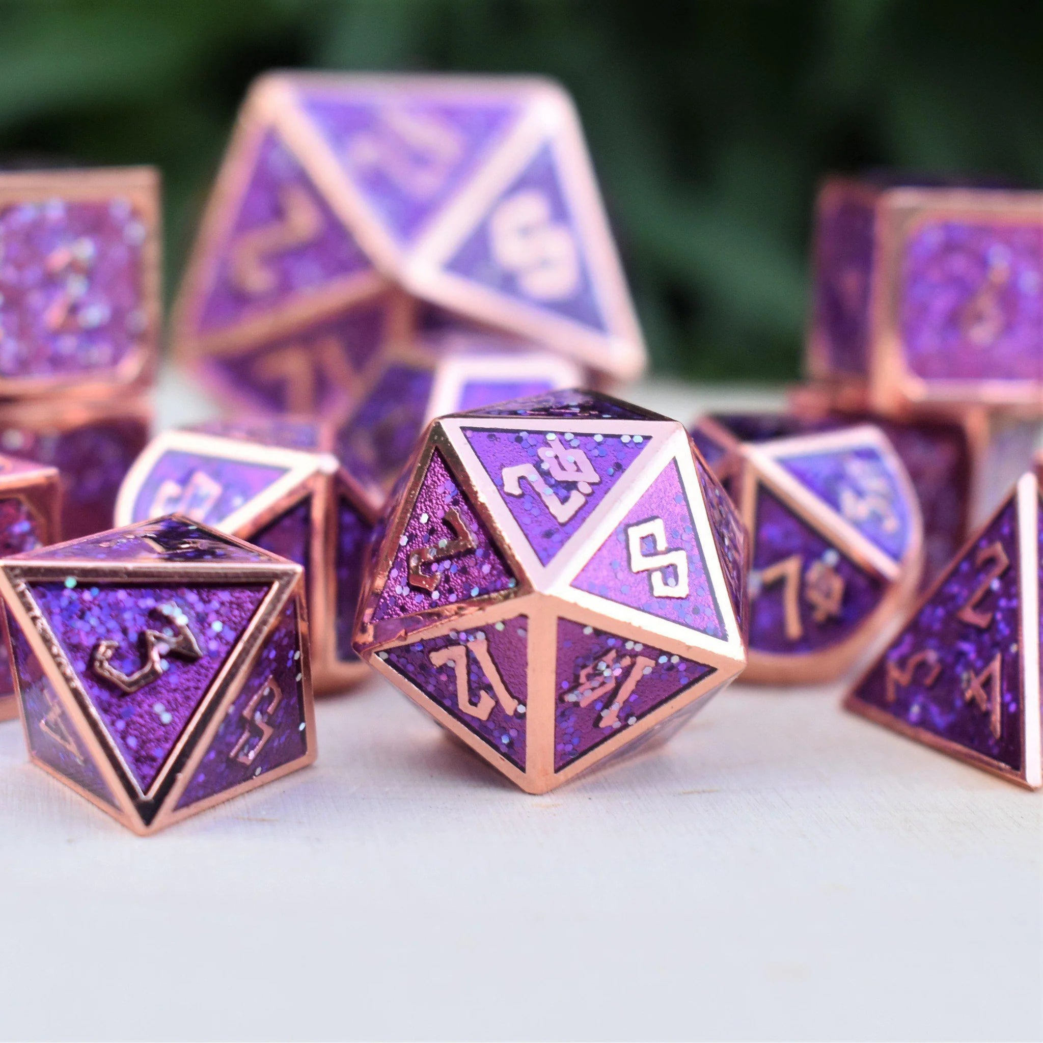 Misty Mountain Metal Dice