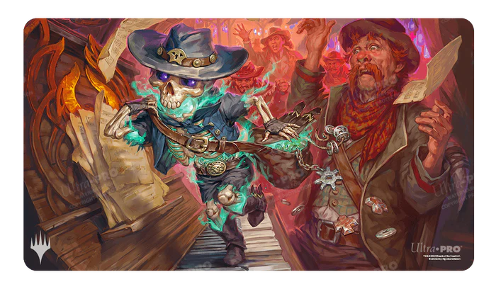 Outlaws of Thunder Junction Playmat: Tinybones, the Pickpocket